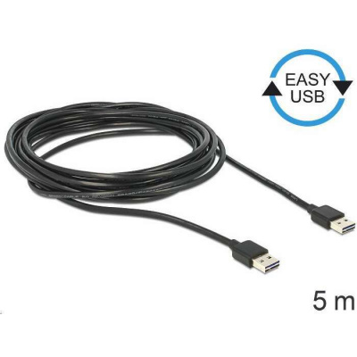 Delock 83463 USB 2.0 -A kábel > kábel apa 5 m (83463) Delock
