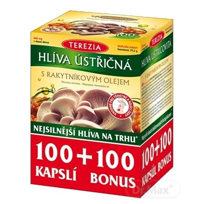 Terezia Company Hliva ustricová s rakytníkovým olejom 100 + 100 kapsúl