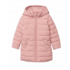 Detská bunda - Mango Down Jacket, 110 (Mango Winter prešívaná dlhá ružová bunda 110)