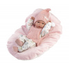 Llorens 63504 NEW BORN HOLČIČKA - realistická bábika bábätko s celovinylovým telom - 35 cm