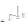 GROHE 19897001 EUROCUBE Páková vaňová 4-otvorová batéria, Chróm 19897001