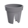 PROSPERPLAST Kvetináč LOFLY RAILING sivý kameň 24,5cm