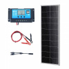 Súprava monokryštalických solárnych panelov 100W 12V solárny panel a regulátor nabíjania