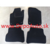 VW TOURAN 12/06-2010 textilné koberce čierne 4ks - oválne príchytky