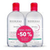 BIODERMA Sensibio H2O FESTIVAL micelárna pleťová voda na citlivú pleť 2x500 ml (akciová cena), 1x1 set