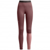 Dámske funkčné spodky Ortovox 185 Rock'N'Wool Long Pants W Veľkosť: M / Farba: červená
