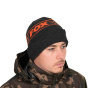 Čiapka Fox Collection Black/Orange Beanie