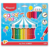 Pastelky MAPED Color Peps Jumbo, 24 farieb (3154148340133)