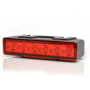 WAS Výstražné svetlo červené, W117 LED, 7 funkcií,