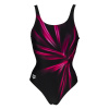 Dámske Jednodielne plavky ARENA W BLOSSOM U BACK ONE PIECE B 004056/500 – Čierna