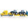 Siku 1805 Super Tahač s vlekem a 2 traktory New Holland 1:87