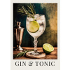 Plagát, Obraz - Gin a Tonic, Andreas Magnusson, 30 × 40 cm