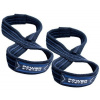 Power System silový popruh LIFTING STRAPS FIGURE 8 - čierna + modrá L / XL