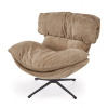 Halmar Otočné čalúnené kreslo ROGER hnedé