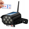 Pouličné svietidlo Interlook 50 W 500 lm na solárne napájanie (ZÁHRADNÁ SOLÁRNA LED LAMPA ATRAPA KAMERA + DIAĽKOVÉ OVLÁDANIE)