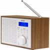 Sieťovo-batériové FM rádio Denver DAB-46WHITE