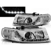 SEAT LEON / TOLEDO 99-04 - predné chrom svetlá s LED svietením