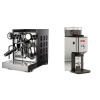 Rocket Espresso Appartamento TCA, black/black + Lelit William PL72-P