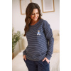 Dámske pyžamo Doctor nap 5250 - TEDDY - navy blue-ihneď