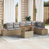 zahrada-XL Záhradný jedálenský set 7 pcs Béžová, šedá 100 x 55 x 73 cm 3350077