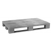 Paleta pre ťažký náklad, z PE-RE, 800 x 1200 x 150 mm, 3 lyžiny, BJ = 5 ks