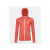 ORTOVOX Dámska mikina FLEECE HOODY W's coral - ružová/oranžová Veľkosť: M