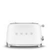 Smeg TSF01WHMEU toustovač / topinkovač, 2 toasty, 6 úrovní opékání, zásuvka na drobky, styl. 50. let, matně bílá TSF01WHMEU