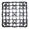 Čierna plastová zatrávňovacia dlažba N30 - dĺžka 49,2 cm, šírka 49,2 cm, výška 3 cm