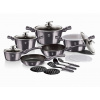 BERLINGERHAUS Sada riadu s mramorovým povrchom 18 ks Carbon PRO Line BH-6887
