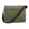 Quadra Plátená vintage taška cez rameno QD610 Vintage Military Green 40 x 30 x 12 cm