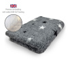 DRYBED Premium Vet Bed Hviezdna noc šedý 100 x 75 cm