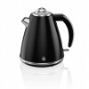 Čajník, kanvica na čaj - Varná kanvica Retro Retro 1,5 L Black 3000W (Čajník, kanvica na čaj - Varná kanvica Retro Retro 1,5 L Black 3000W)
