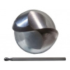 Fréza 3-100/8mm, 2z, stopka 3mm, R1,5, kopírovacia rádiusová, extra dlhá - CZTK-6215-030-BN-HA