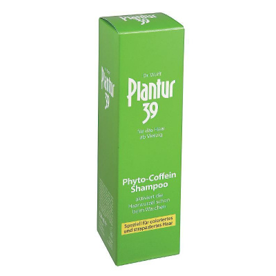 Dr.Wolff PLANTUR 39 fyto-kofeínový šampón pre farbené a poškodené vlasy 250ml