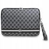 DKNY PU Leather Checkered Pattern and Stripe Obal na Notebook 13/14
