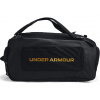 Under Armour Contain Duo MD BP Duffle - Black/Metallic Gold 50 L