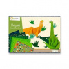 Sada papierov Avenue Mandarine Origami Dino 40 listov