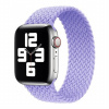AppleKing nylonový remienok s vrkočovým vzorom pre Apple Watch Ultra 49mm / 46mm / 45mm / 44mm / 42mm - L - fialový - možnosť vrátiť tovar ZADARMO do 30tich dní