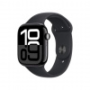Apple Watch Series 10 42 mm Cellular klavírne čierny hliník s čiernym športovým remienkom M/L MWX73QC/A