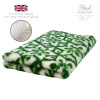 DRYBED Premium Vet Bed Floral zelený & krémový 150 x 100 cm