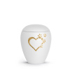 Zvieracia urna Verona Heart - Biela 1,5l