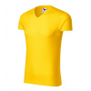 Tričko Slim Fit V-neck 146 - XL, 04 - žltá