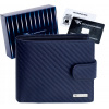 Peňaženka - 5 Two -Dided Grey BankNote - Unisex Product (Čierna kožená kože RFID kože beltimore koža)