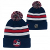Detská zimná čiapka Winnipeg Jets NHL Cuffed Beanie s brmbolcom