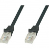 Techly ICOC CCA5U-010-BKT sieťový kábel Čierna 1 m Cat5e U/UTP (UTP) (024148)