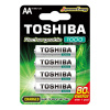 Nabíjacie batérie TOSHIBA READY TO USE AA 1.2V 1000MAH Blister 4ks