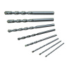 STAVTOOL P11410 Sada vidiových vrtáků, válcová stopka | 3-10 mm, 8 dílů, PVC obal