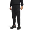 Under Armour Men's Closed Hem Fleece Joggers Black/Grey S