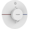 Hansgrohe ShowerSelect Comfort S - Termostat pod omietku pre 1 spotrebič, biela matná 15553700