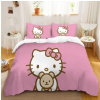 Posteľná bielizeň Hello Kitty čierne VYPR